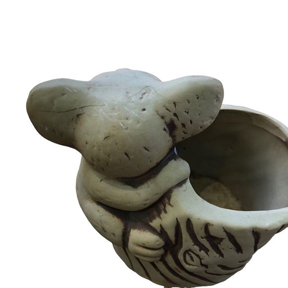 Vintage Koala Bear Ceramic Planter by Armbee Made in Taiwan - Picture 5 of 12
